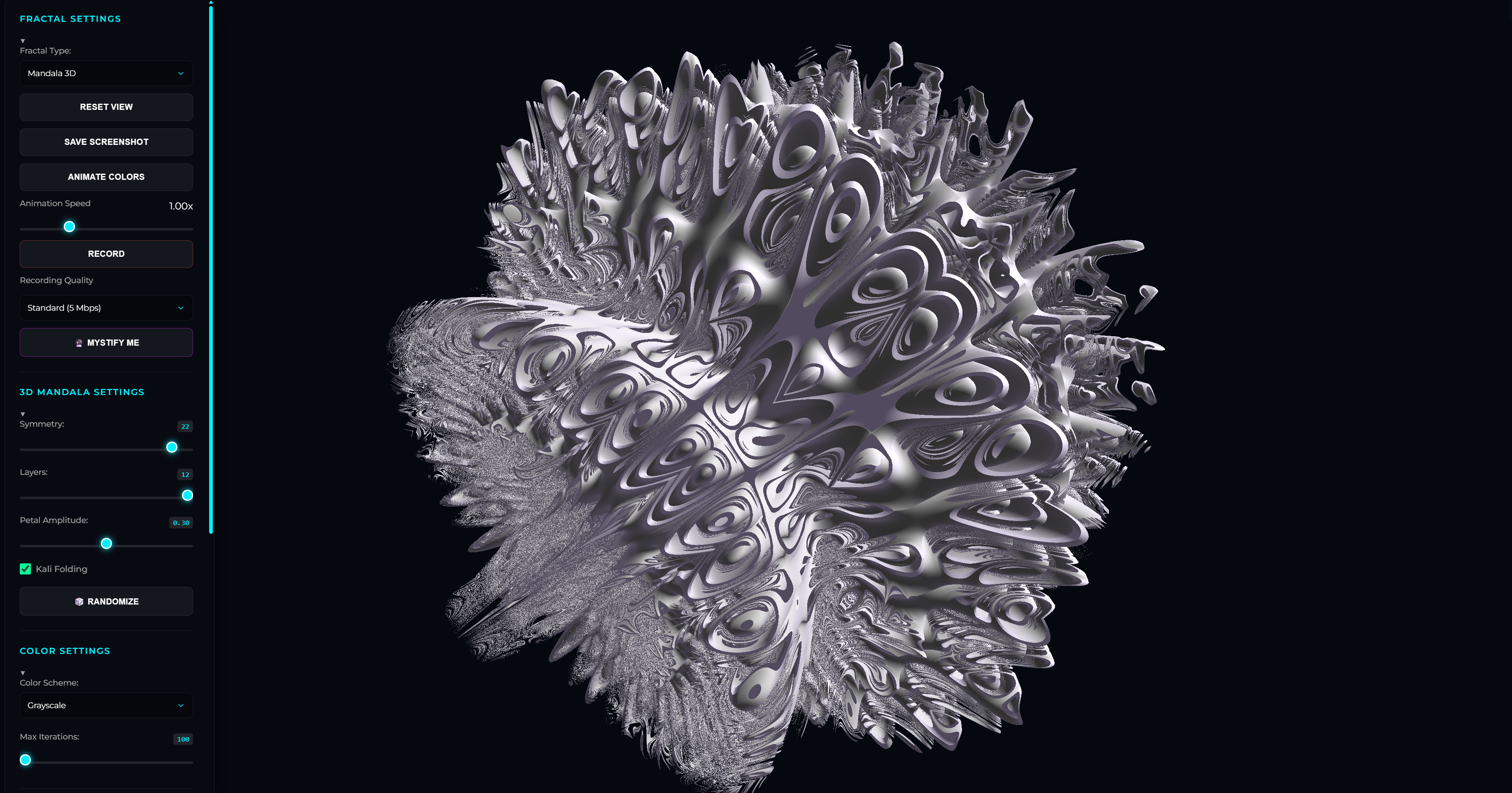 3D Fraktály Vizualizácia