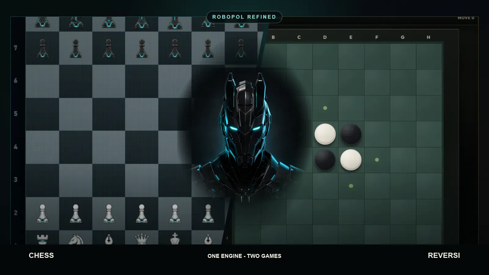Robopol Refined engine in Chess Arena and Reversi Arena