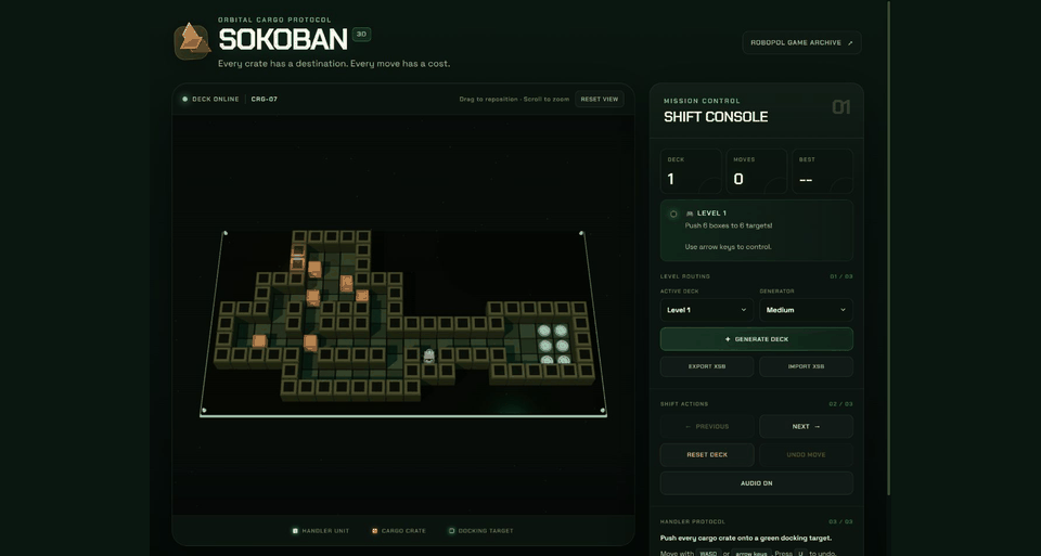 Sokoban - Klasická logická hra s modernými prvkami